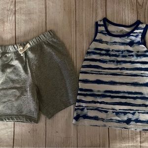 Outfit 2 Pc 4T Shorts And Tank Top